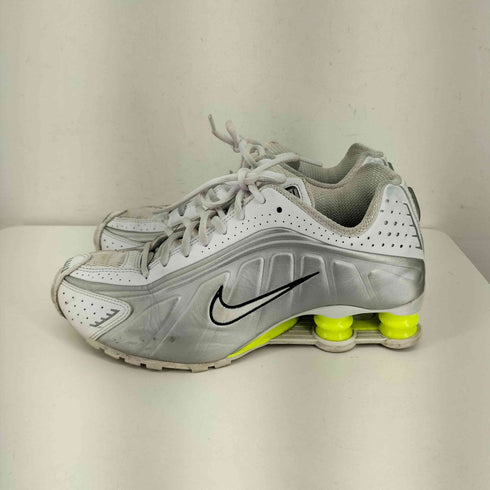 ナイキ NIKE Shox R4 White/Volt メンズ JPN:25